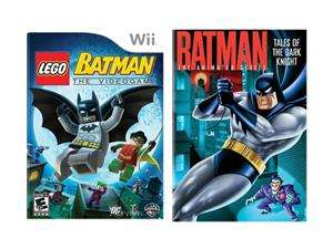 Lego Batman Wii w/Batman Animated Series Tales of the Dark Knight DVD 