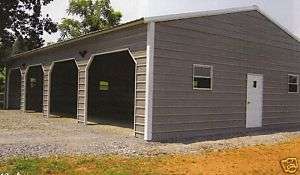 24x50 STEEL Garage, Storage Building, Carport INSTALLED  