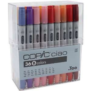   Alvin I36B Copic Ciao Dual Tip Markers 36 Piece Set   B: Toys & Games