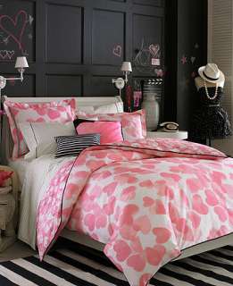 Teen Vogue Bedding, Faded Hearts Comforter Sets   Bed in a Bag   Bed 