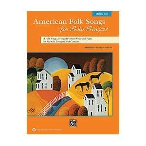  American Folk Songs for Solo Singers Book Sports 