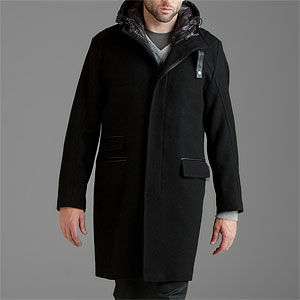 Andrew Marc Randall Black Coat & Nylon Vest SZ M $795  