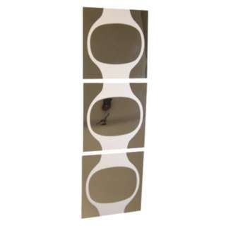 Set of 3 Self Adhesive Mirror Tiles.Opens in a new window