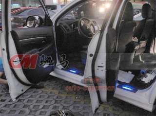 BLUE LED Door Sill scuff plate For Mitsubishi ASX /Outlander sport 