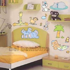 BABY ANIMALS ELEPHANT Nursery Removable Wall Stickers  