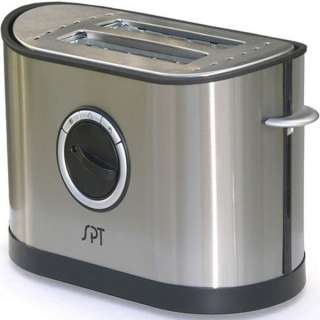 Stainless Steel Wide Slot Pop up Toaster Sunpentown NEW 876840003736 