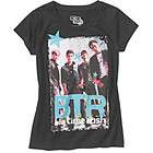 New with Tags Big Time Rush BTR Black Short Sleeve T Shirt NEW