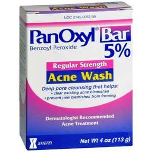   PanOxyl Bar Benzoyl Peroxide 5% Acne Wash, 