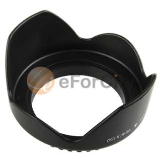 58mm Flower Camera Lens Hood Petal Shade with Cap New  