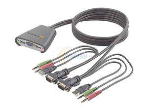    BELKIN F1DL102U KVM Switch with Audio Support and Built 