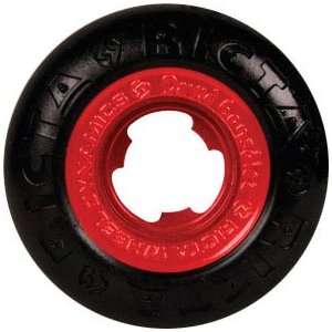   All   Star 53mm Black/Red Chrome Wheels (Set Of 4): Sports & Outdoors