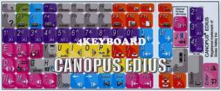  Canopus EDIUS keyboard stickers
