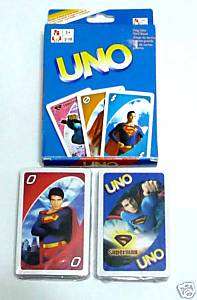 UNO Playing Cards Game SUPERMAN The MOVIE Sealed NEW  