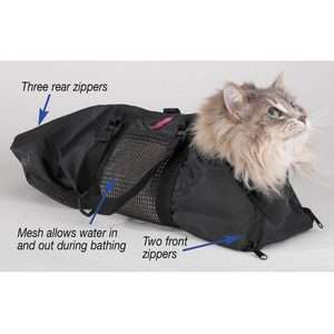 Heavy Duty Cat Feline Grooming Bag Bathing Restraint Top Performance 