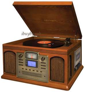 Crosley Director CD Recorder with Cassette Player Paprika
