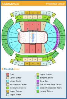 Prudential Center Seat Map