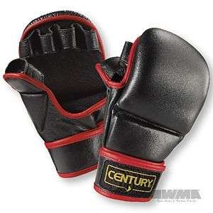 Century Gold Leather MMA Grappling Gloves   sparring training gear 