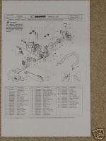 Snapper S1838 Chainsaw Illustrated Parts List / Manual  