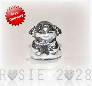   Genuine Authentic Pandora Charms   925 Silver Little Girl Charm Bead