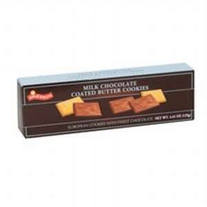 Milk Chocolate Butter Cookies Box   4.41oz  Grocery 