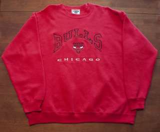 Chicago Bulls Sweatshirt Crew neck vintage vtg Air flight classic 