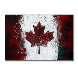   Postcards (8 Pack) Canadian Canada Flag Painting HD: Everything Else