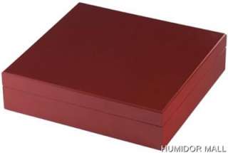   Chateau Red 15 20 Count DeskTop Cigar Humidor with Humidifier  