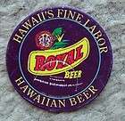 1993 royal beer milk cap cover hawaii hawaiian