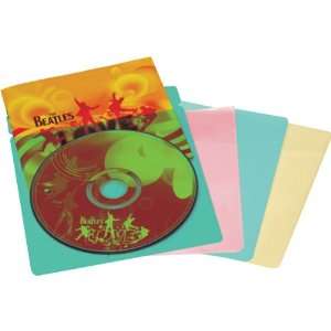   Media Living Series 20 Pack Multi Colored CD Sleeves 
