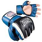 Combat Sports MMA Blue Fight Grappling Gloves Hybrid UFC Training 
