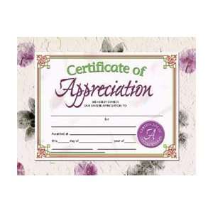   Certificate of Appreciation  Set of 30 8.5 X 11 Certificates Toys