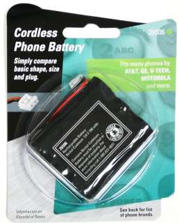 GE TL26506 REPLACEMENT CORDLESS PHONE BATTERY Fits AT&T, GE, Casio 