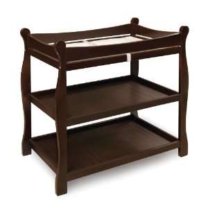  Espresso Sleigh Style Changing Table Baby