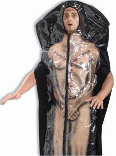 BODY IN A BAG Adult Costume Scary Halloween Corpse New  