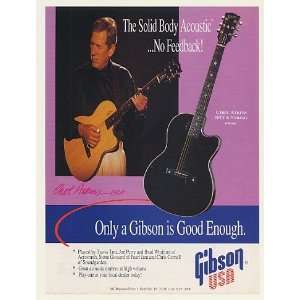  1993 Chet Atkins Gibson SST 6 String Guitar Photo Print Ad 