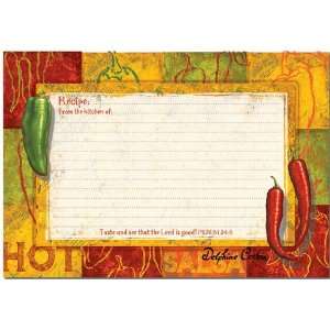  Chili Pepper 4 X 6 Recipe Cards with Scripture   Pkg. Of 