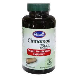  Rexall Cinnamon 1000 mg   Capsules, 90 ct Health 