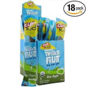 Clif Kid Twisted Fruit Sour Apple ( 18x.7 OZ)  Grocery 