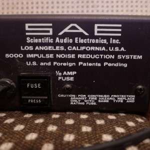 SAE 5000 Impulse Noise Reduction System For Vinyl Albums  