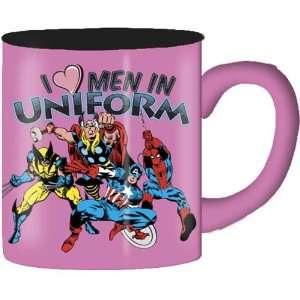  Mug Coffee Cup   Marvel Comic Hero   I Love MEN IN 