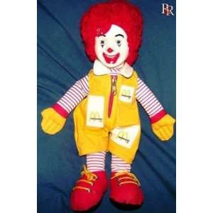    Ronald McDonald Collectible 12 inch Doll 1984 