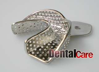 Dental Impression Tray set Solid Denture Instruments  