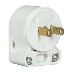  Cooper Wiring White 8Pos 2Wire Angle Plug 4862ANW BOX 