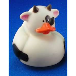  1 (One) Cow Rubber Ducky Party Favor 