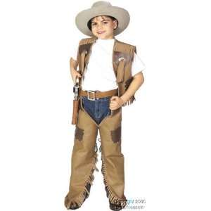  Childs Cowboy Chaps Costume (SizeSmall 4 6) Toys 