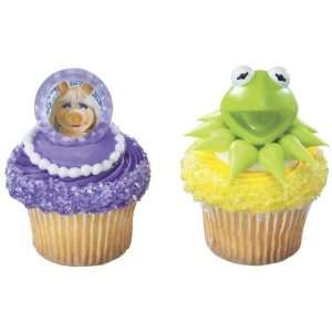 Official Crispie Sweets Cupcake Topper KIT   Muppets Kermit & Miss 