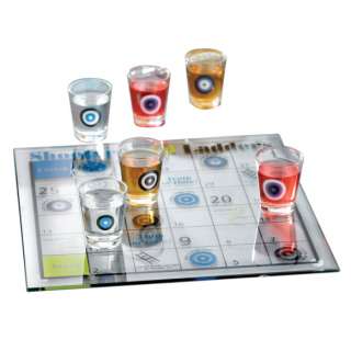 Shot Glass Bar Drinking Game Sets in 3 Styles NEW  
