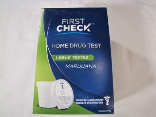 First Check Home Drug Test Marijuana   Exp 2013  