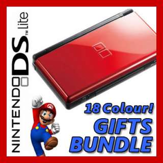 BRAND NEW [RED & BLACK] Nintendo DS Lite Handheld Game Console System 