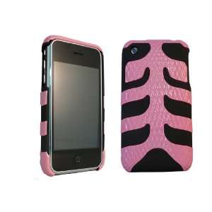  iPhone 3G/3GS Hard Case Fishbone Pink Black Buy one get 